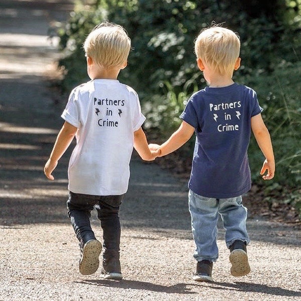 Partners in crime Twin T-shirts, T-Shirts for Twins