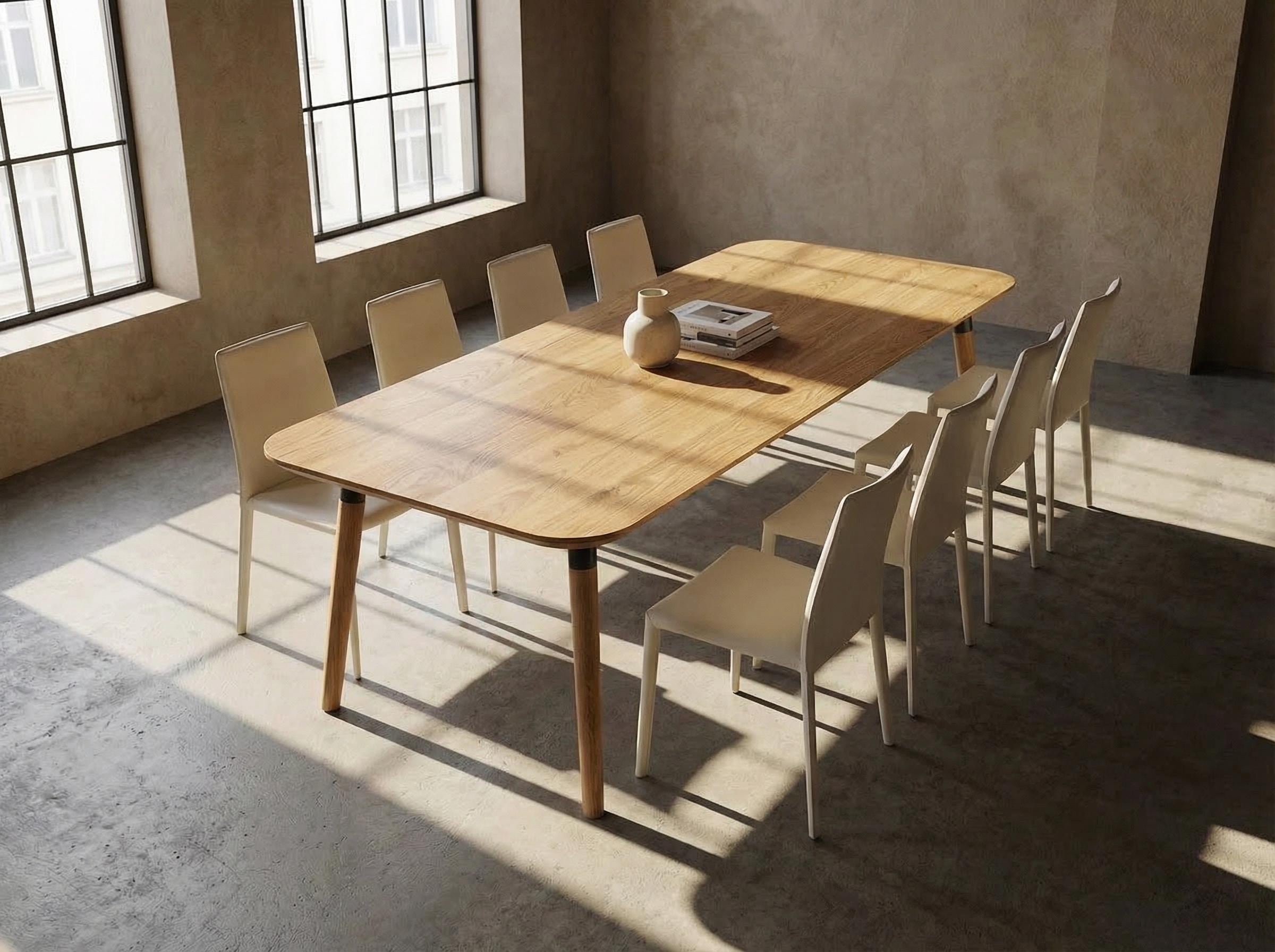 マルニ木工 LIGHTWOOD DINING TABLE 1600 Oak Lightwood Dining Table - Mjölk