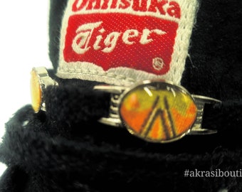 African wax dashiki print shoe tags | Ankara lace locks | clothing accessories