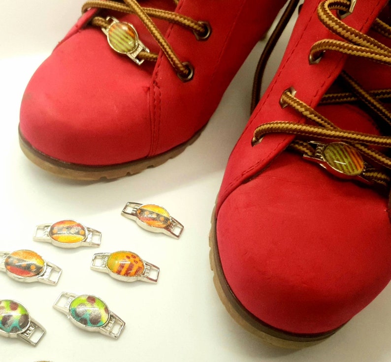 clothing accessories kente lace locks African wax kente print shoe tag