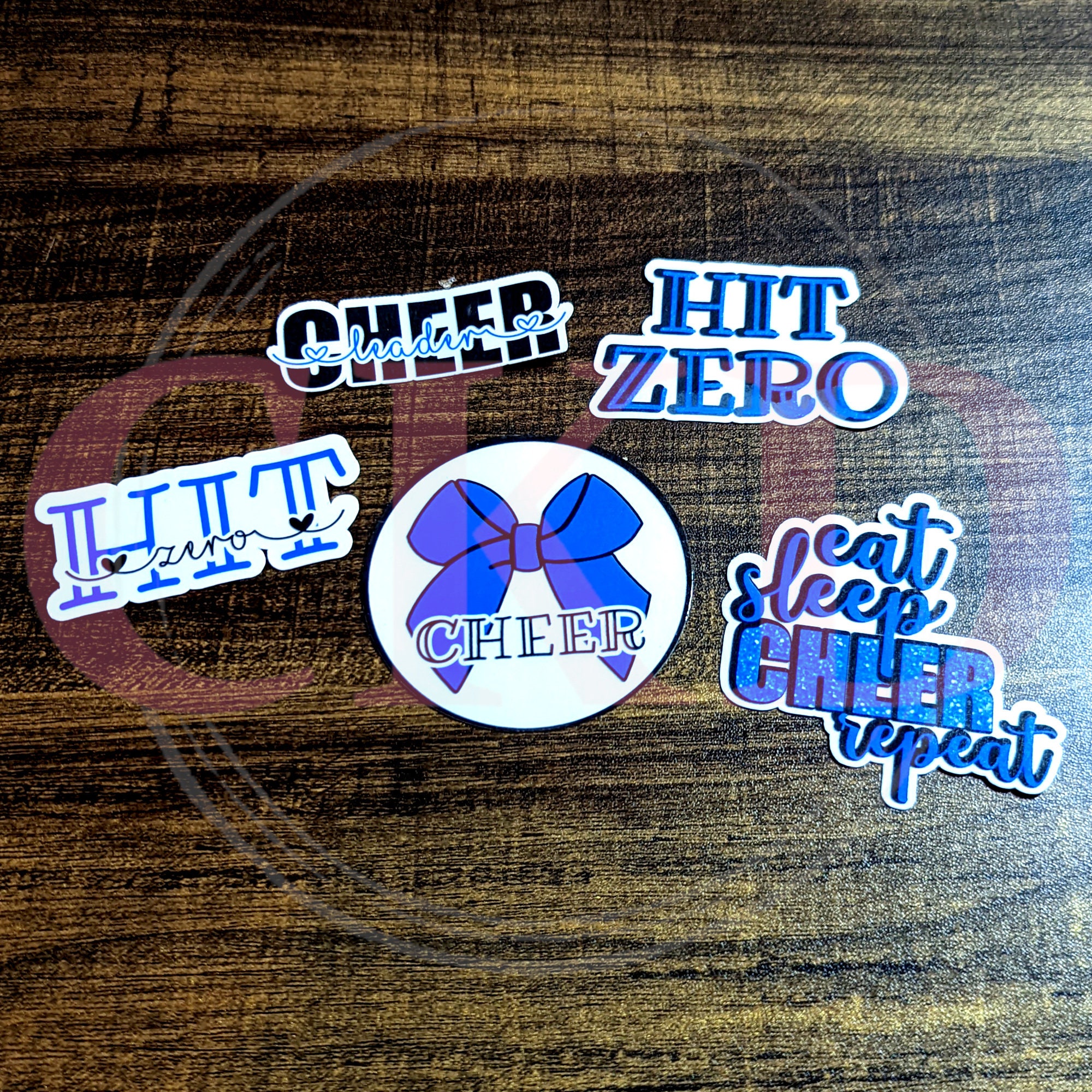 Cheerleading Hit Zero Stickers Single or Bundle PYO Etsy