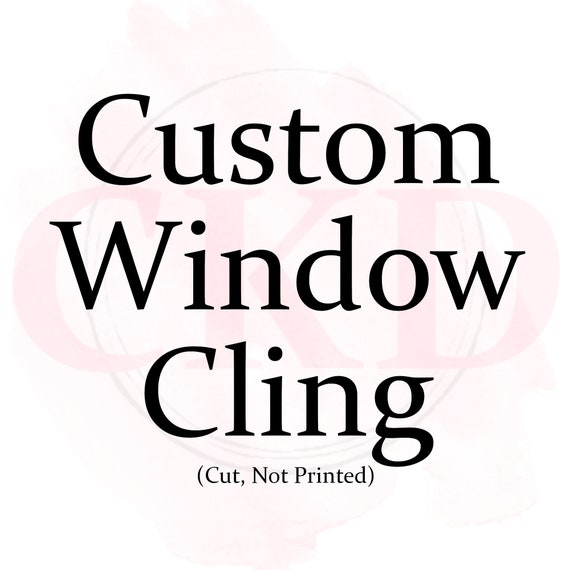 personalized window clings