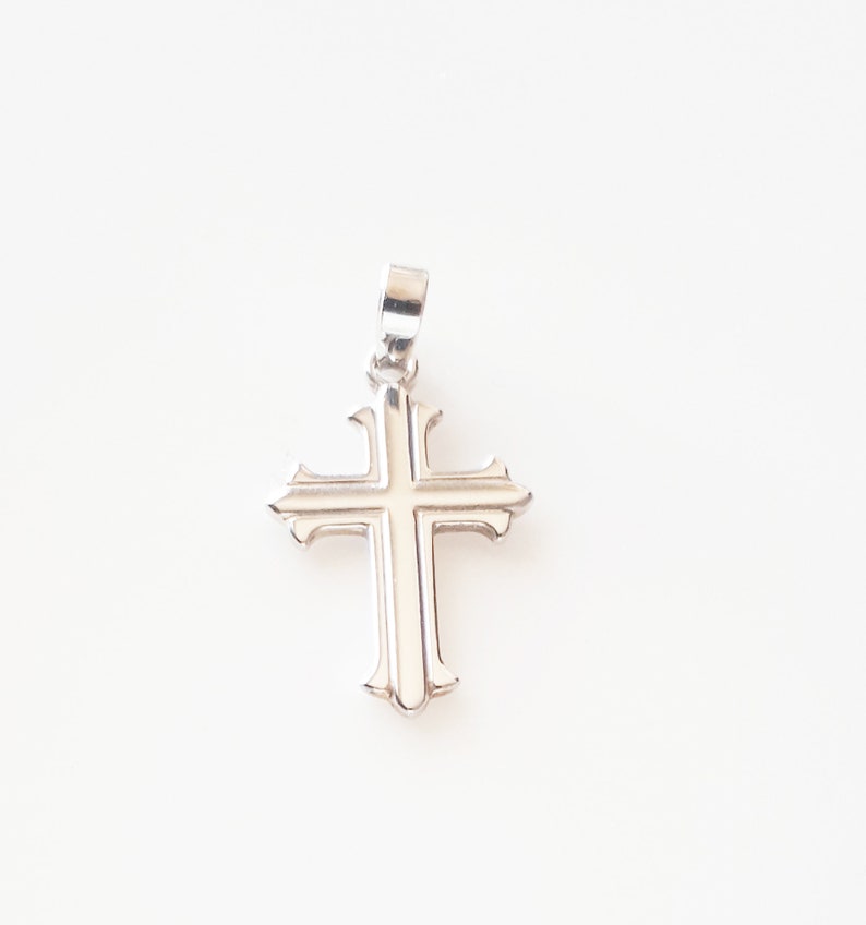 Highest quality fancy cross charm real sliver 1.18 30 mm with 925 sterling silver comfortable /& quality cross jewelry pendant