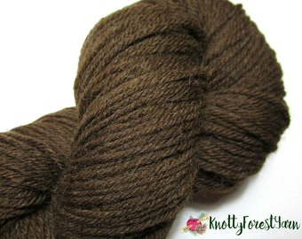 Pure Wool Yarn HELIOTROPE DEEP PURPLE Deluxe Worsted by Universal Yarn 220yd