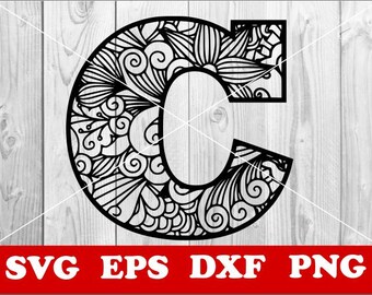 Download Mandala alphabet | Etsy