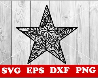 Download Star Mandala Svg Etsy