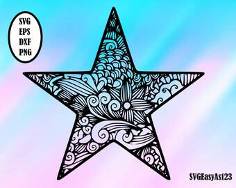 Download Star Mandala Svg Etsy