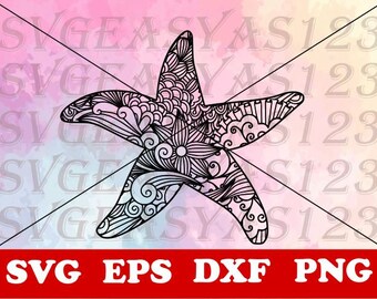 Download Starfish Mandala Etsy