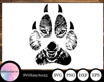 Download Wolf Mandala Svg Etsy