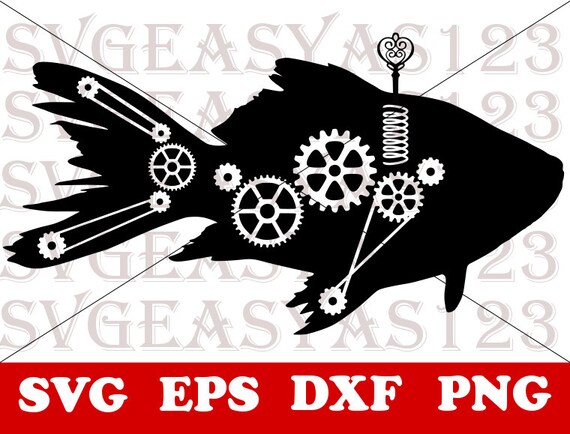 Download Steampunk Fish Svg Steampunk Svg Fish Svg Fish Print Svg Etsy