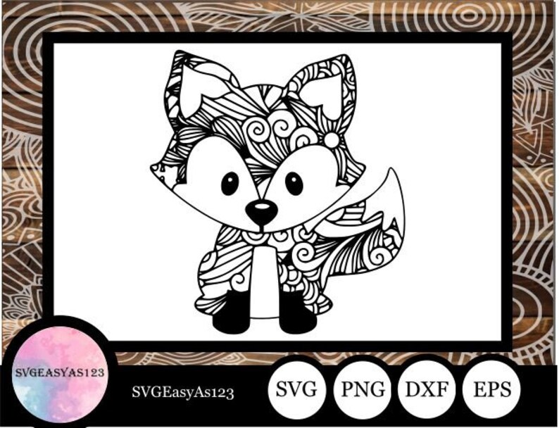 Download Fox Mandala Svg Free For Cricut - Layered SVG Cut File