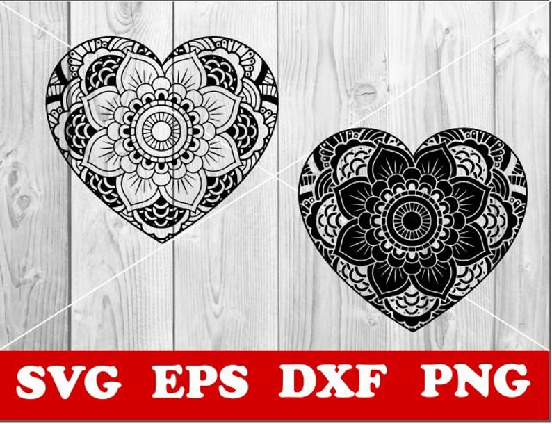 Download Mandala Svg Laser Vector Heart Zentangle Svg Heart Mandala Svg Silhouette Heart Svg Cnc Plasma Paper Cut Template Clip Art Art Collectibles Vermontorganics Com