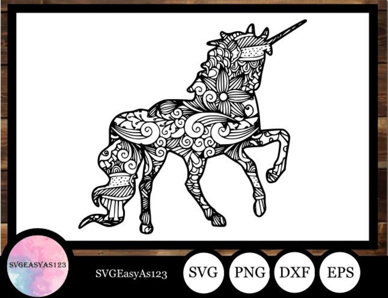Free Free Unicorn Zentangle Svg 846 SVG PNG EPS DXF File