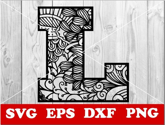 Download Alphabet L Svg Mandala Svg Mandala Alphabet Svg Mandala Etsy