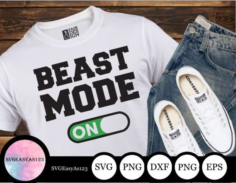 Beast mode SVG gym SVG work out SVG Cut File gym svg image 0