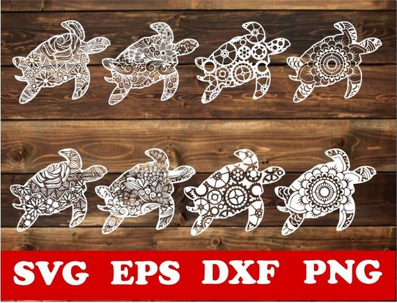 Download Mandala Cut File Turtle Svg
