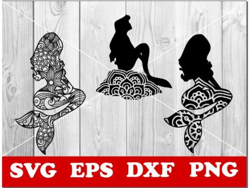 Download Silhouette Zentangle Svg Paper Cut Template Mermaid Mandala Svg Cricut Cut Files Vector Cnc Plasma Mandala Svg Mermaid Svg Laser Clip Art Art Collectibles