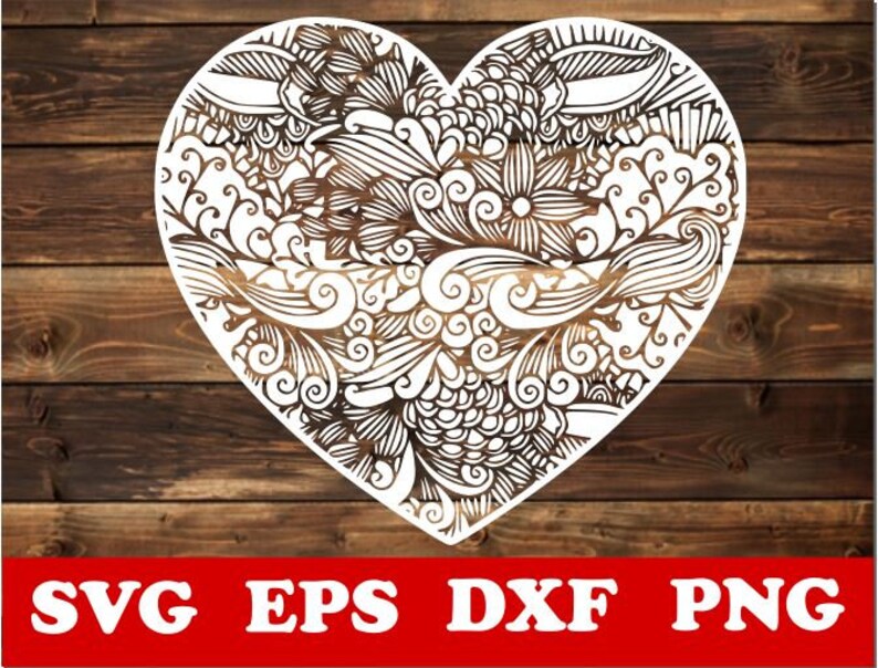 Download Clip Art Heart Zentangle Svg Cnc Plasma Vector Paper Cut Template Laser Heart Svg Mandala Svg Heart Mandala Svg Silhouette Art Collectibles