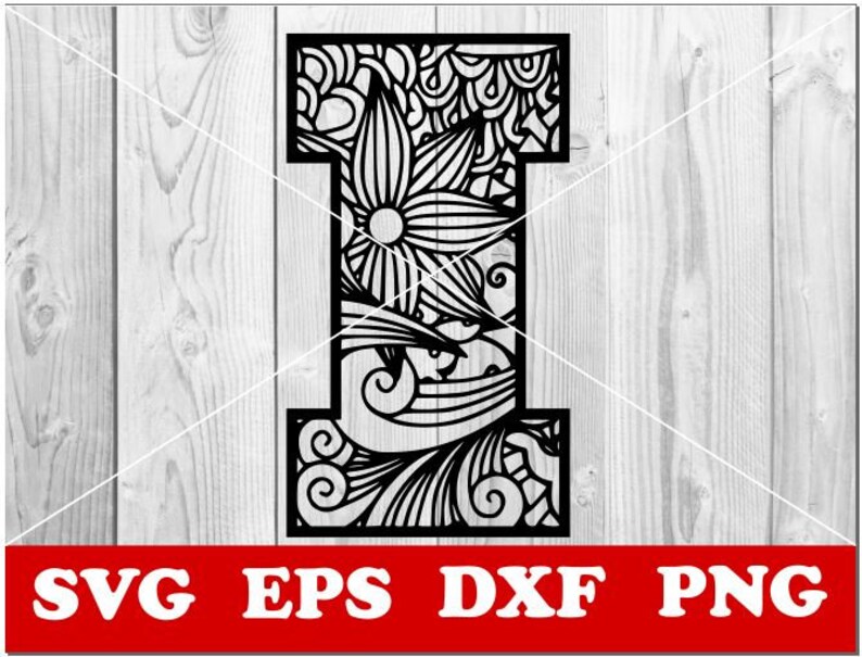 Download Clip Art Art Collectibles Alphabet Clipart Mandala Alphabet Svg Zentangle Svg Silhouette Stencil Design Mandala Svg Alphabet I Svg Mandala Letters Svg