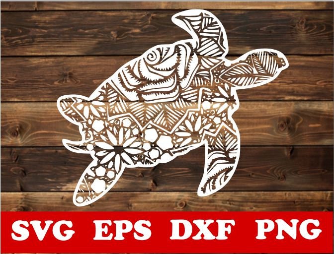 Download Mandala Turtle SVG Mandala SVG Turtle SVG Cut File Vector ...