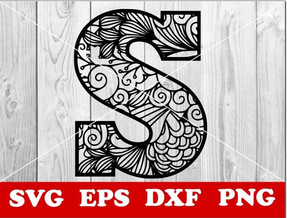 Download Alphabet S Svg Mandala Svg Mandala Alphabet Svg Mandala Etsy