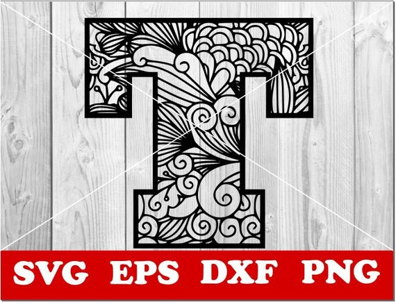 Download Alphabet T Svg Mandala Svg Mandala Alphabet Svg Mandala Etsy