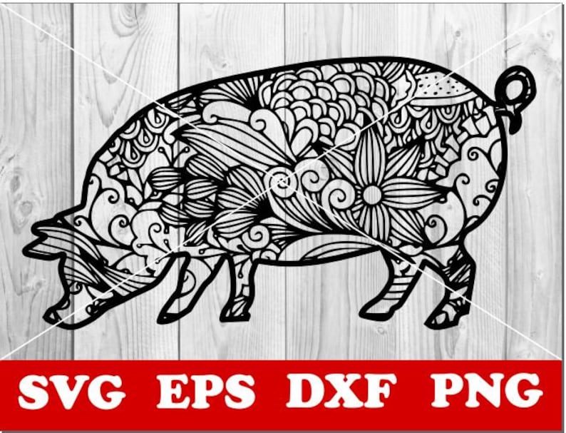 Free Free Mandala Pig Svg 200 SVG PNG EPS DXF File