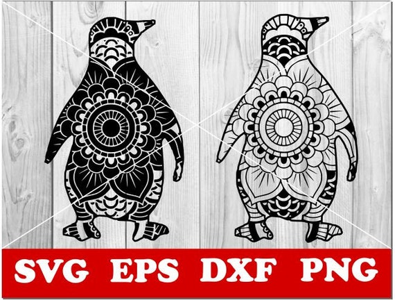 Download Penguin Svg Penguin Mandala Svg Zentangle Svg Mandala Svg Etsy