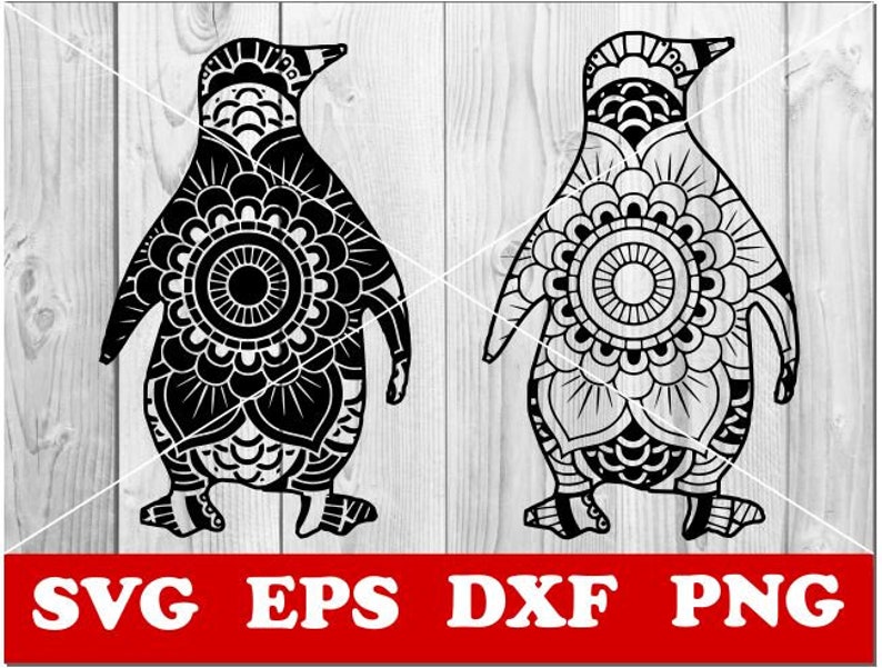 Download Penguin svg Penguin mandala Svg Zentangle SVG Mandala svg ...