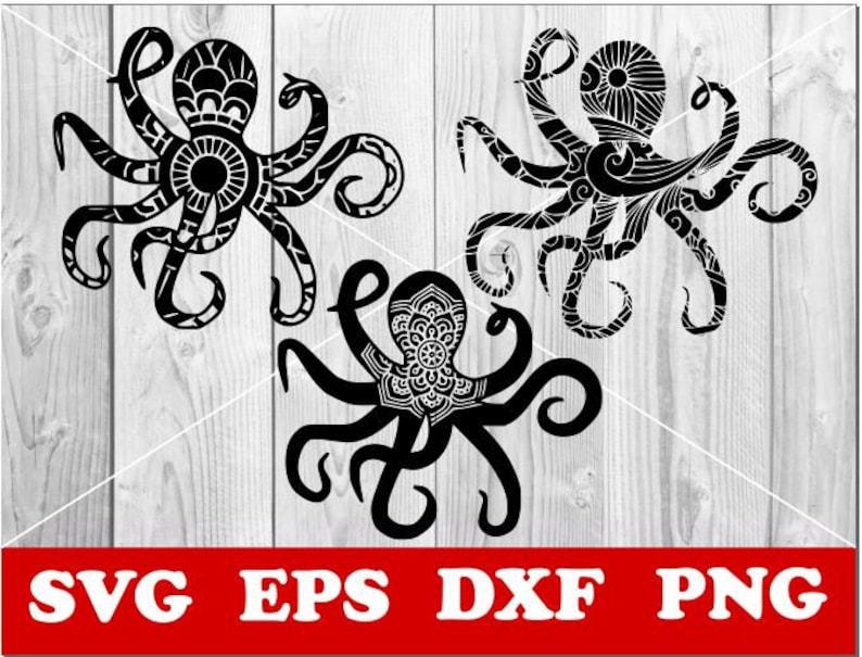 Download Octopus svg Octopus mandala Svg Zentangle SVG Mandala svg ...