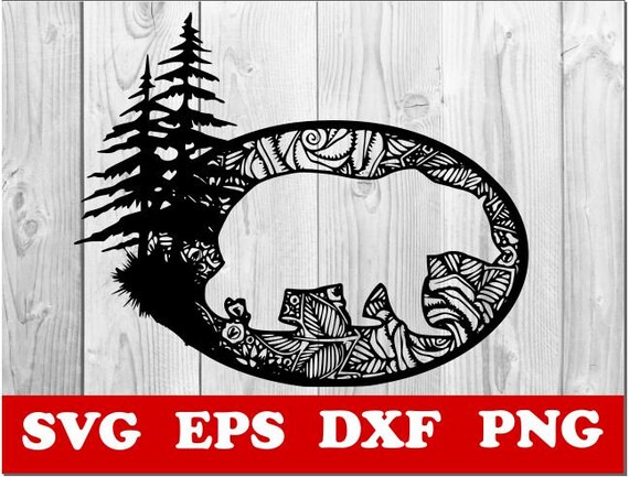 Download Bear Svg Mandala Bear Svg Mandala Svg Cut File Vector Bear Etsy