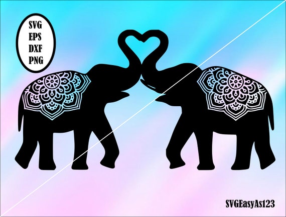 Download Elephant Svg Elephant Mandala Svg Zentangle Svg Mandala Etsy