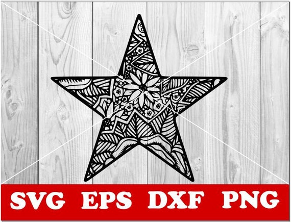 Download Star Svg Mandala Svg Mandala Star Svg Star Stencil Svg Etsy