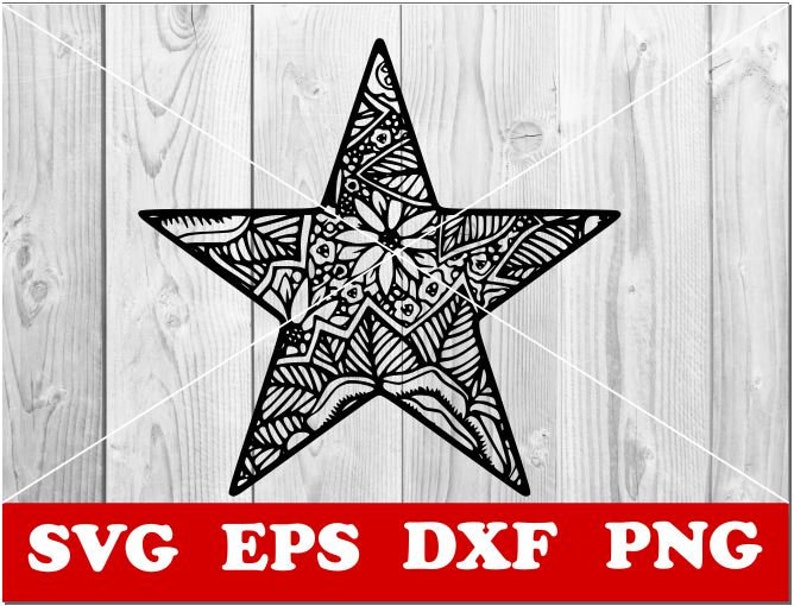 Download Clip Art Mandala Svg Star Stencil Svg Svg Dxf Png Cut Files Star Svg Mandala Star Svg Silhouette Stencil Design Star Clipart Zentangle Svg Art Collectibles