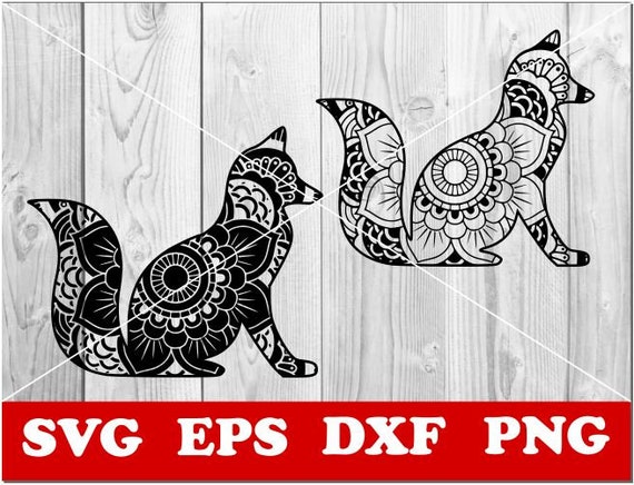 Download Fox Svg Fox Mandala Svg Zentangle Svg Mandala Svg Paper Etsy