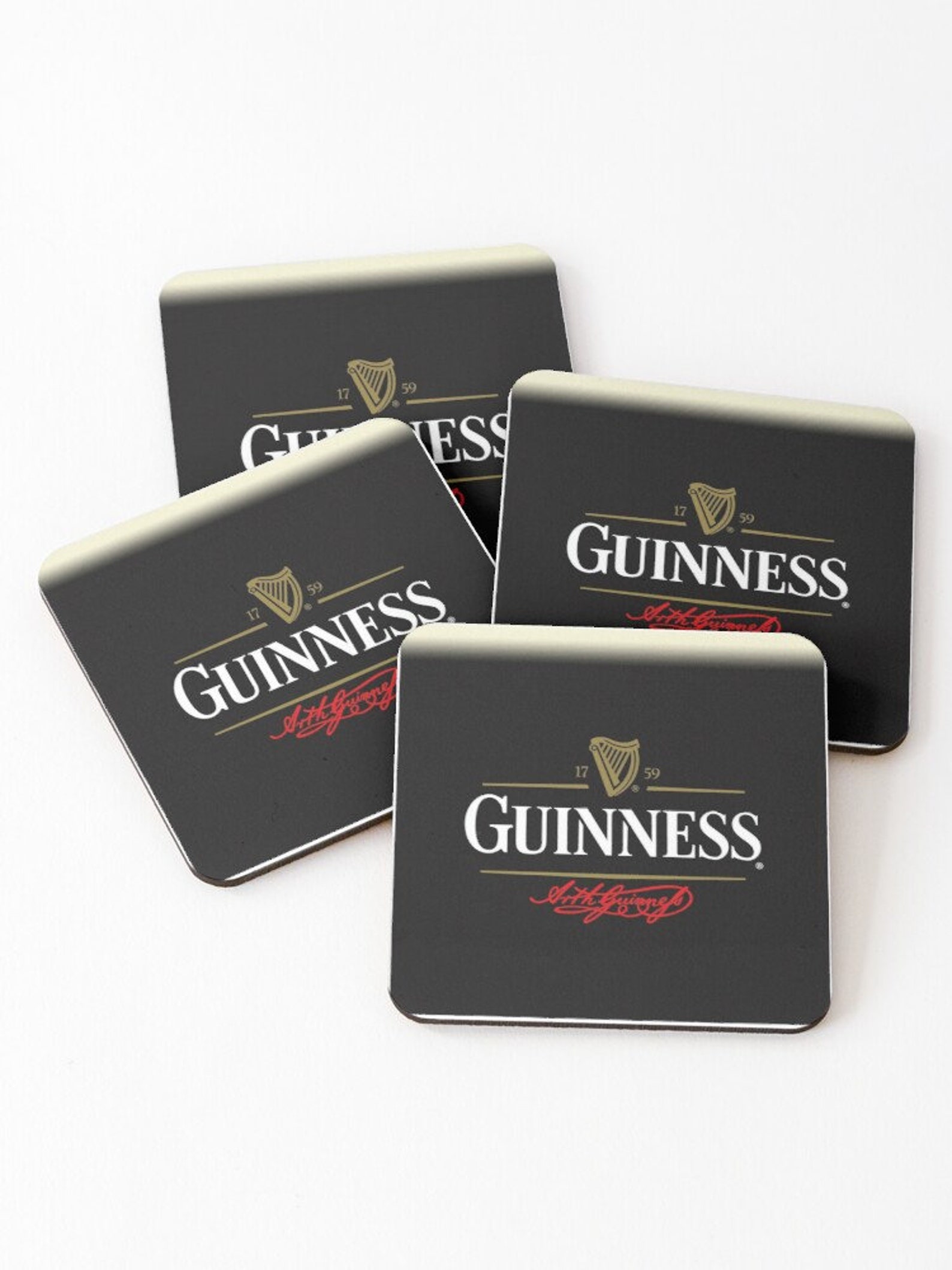 Guinness Coaster Guinness beer mat Wood Coasters Retro Etsy