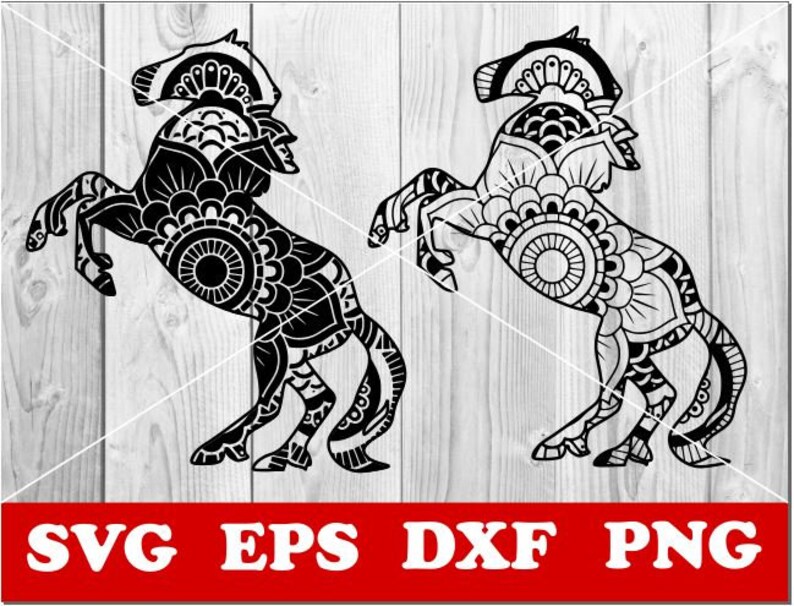 Download Horse svg Horse mandala Svg Zentangle SVG Mandala svg | Etsy