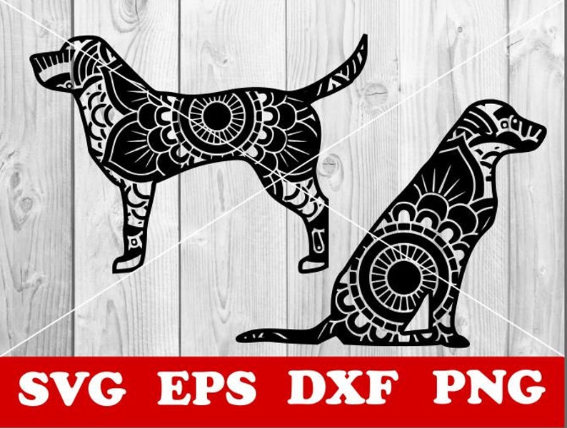 Download Labrador svg Labrador mandala Svg Zentangle SVG Dog SVG | Etsy