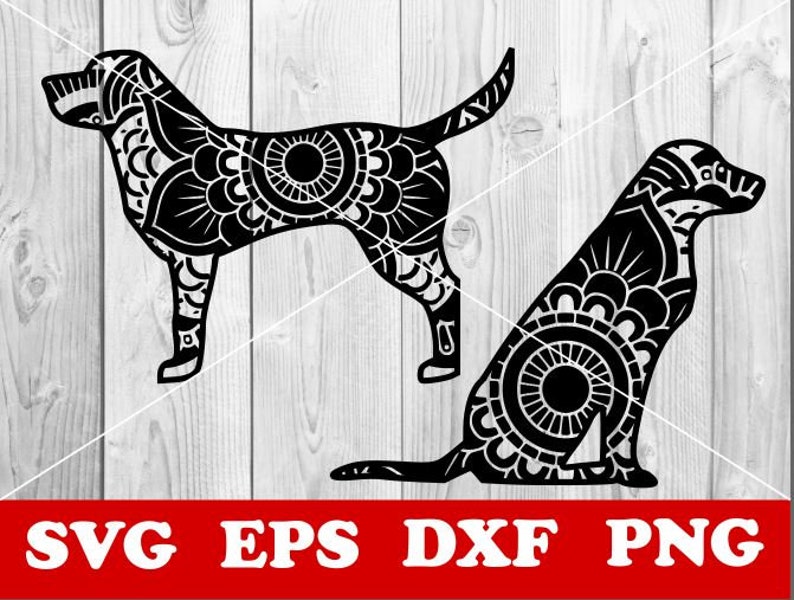 Download Clip Art Art Collectibles Silhouette Dog Svg Mandala Svg Dog Mandala Paper Cut Cnc Plasma Vector Labrador Svg Cricut Zentangle Svg Labrador Mandala Svg