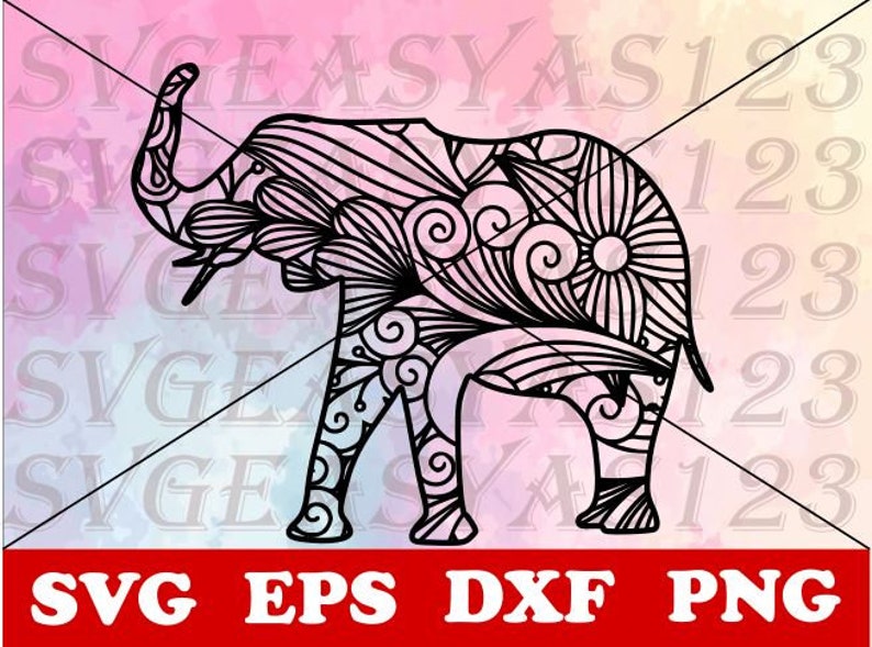 Download Clip Art T Shirt Silhouette Cut File Mandala Svg Cricut Svg File Coaster Svg Mandala Elephant Svg Zentangle Elephant Svg Elephant Mandala Svg Art Collectibles