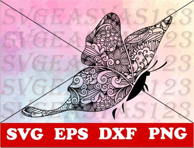Download Butterfly Mandala svg butterfly svg cricut svg file. | Etsy