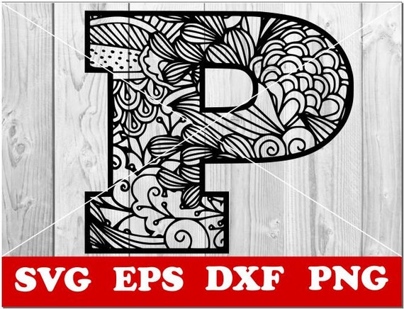 Download Alphabet P Svg Mandala Svg Mandala Alphabet Svg Mandala Etsy