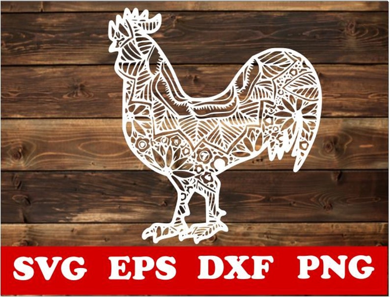 Download Chicken Mandala Svg Cricut Cut Files Cnc Plasma Vector Chicken Svg Paper Cut Template Mandala Svg Laser Zentangle Svg Silhouette Clip Art Art Collectibles