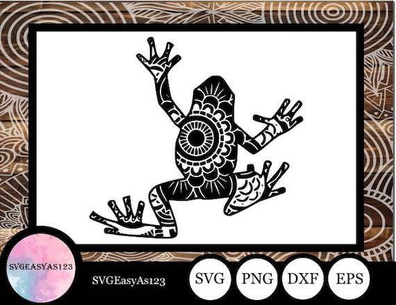 Download Vector Mandala Svg Cnc Plasma Laser Frog Mandala Svg Cricut Cut Files Paper Cut Template Frog Zentangle Svg Silhouette Frog Svg Clip Art Art Collectibles