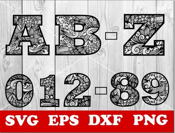 Download Alphabet Svg Mandala Svg Mandala Alphabet Svg Mandala Etsy