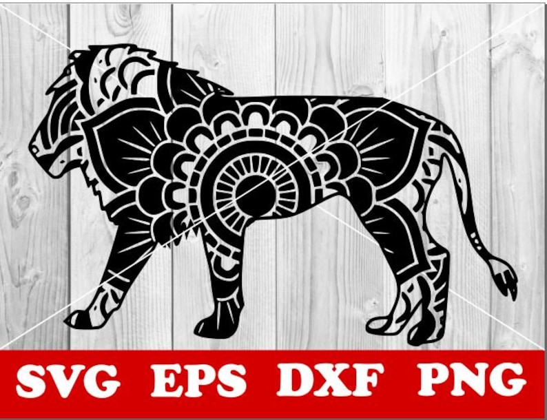 Free Free Mandala Style Lion Mandala Svg Free SVG PNG EPS DXF File