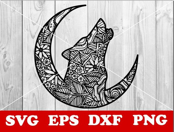 Download Wolf Svg Wolf Svg Wolf Zentangle Svg Mandala Svg Paper Etsy