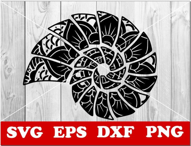 Download Shell Svg Shell Mandala Svg Zentangle Svg Mandala Svg Etsy PSD Mockup Templates