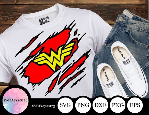 Download Wonder Woman Svg Shirt Rip Svg Wonder Woman Svg Superhero Etsy