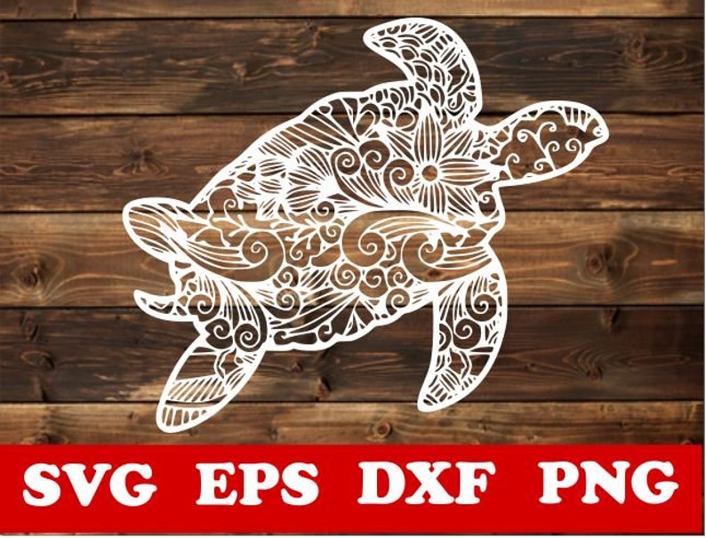 Download Mandala Turtle SVG Mandala SVG Turtle SVG Cut File Vector ...